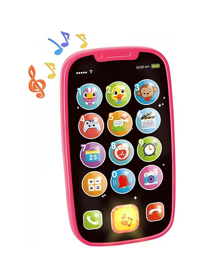 JSAITOYS Early Educational Pretend Touch Phone Toy for 12 Months+ Interactive Baby Smartphone with Sound Music Made of Plastic - Image 1