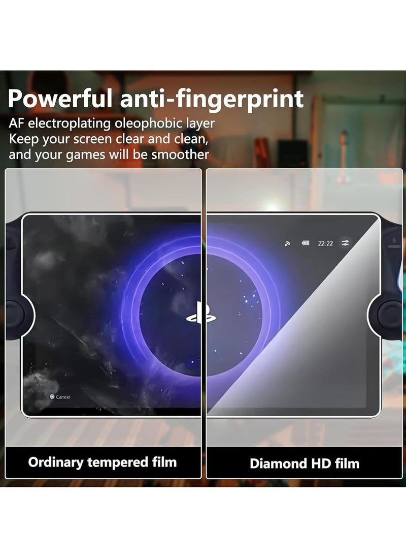 Generic Tempered Glass Screen Protector For PlayStation Portal Remote Player, 3Pack 9H Anti-Scratch Screen Protective Film with HD Clarity, ps portal screen protector  - Image 2