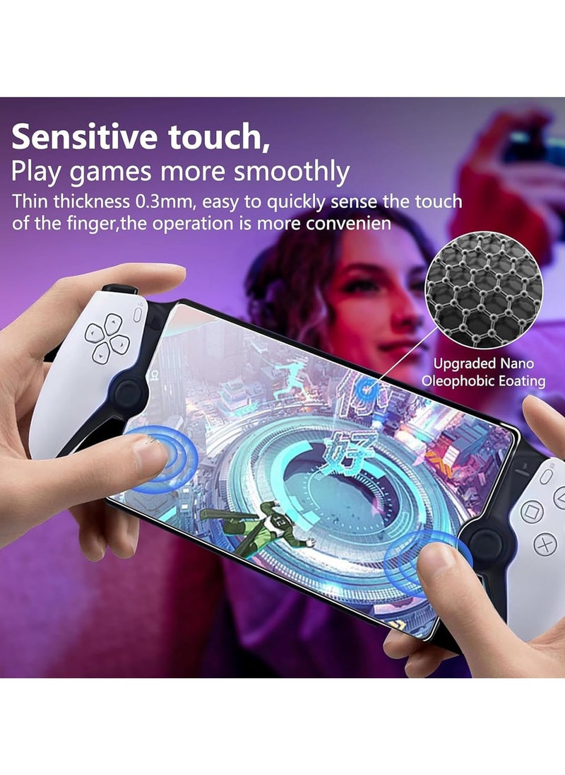 Generic Tempered Glass Screen Protector For PlayStation Portal Remote Player, 3Pack 9H Anti-Scratch Screen Protective Film with HD Clarity, ps portal screen protector  - Image 4