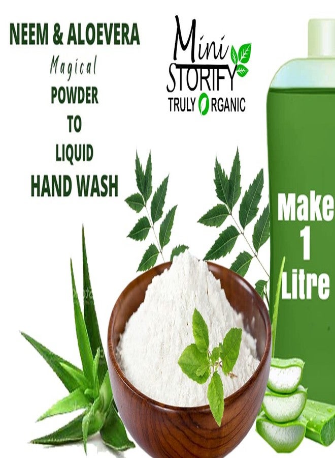 Mini Storify Truly Organic مسحوق مركز غسول اليدين عالي الجودة من ميني ستوريفاي لتحضير 1 لتر من جل غسول اليدين، يوفر حماية كاملة لأيدي ناعمة ولطيفة، عبوة من 10 (10 لتر). - Image 2
