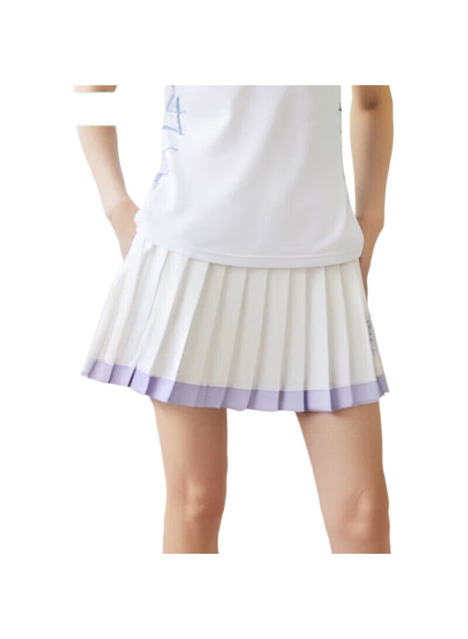 Yonex Women'S Badminton Skirt Tennis Sports Skirt Training Competition Skirt 220145Tcr White O - Image 3