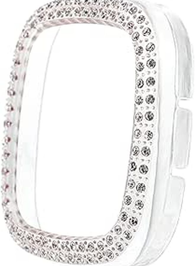 Full Cover Diamond Bling Protective Case For Fitbit Sense 3 Anti Scratch TPU PC Shell - Image 1