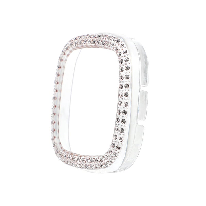 Full Cover Diamond Bling Protective Case For Fitbit Sense 3 Anti Scratch TPU PC Shell - Image 2