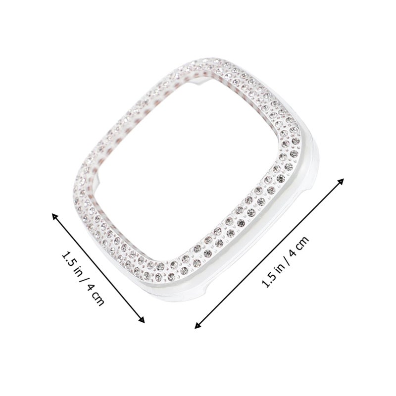 Full Cover Diamond Bling Protective Case For Fitbit Sense 3 Anti Scratch TPU PC Shell - Image 3