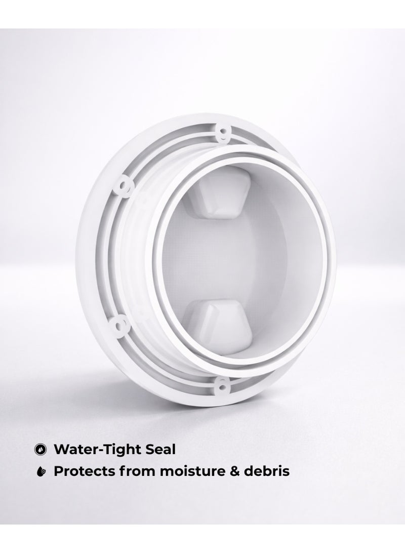 SEAFLO 4 Inch Marine Access Hatch Cover – Round Boat Deck Inspection Hatch with UV Resistant PP Material - Image 4