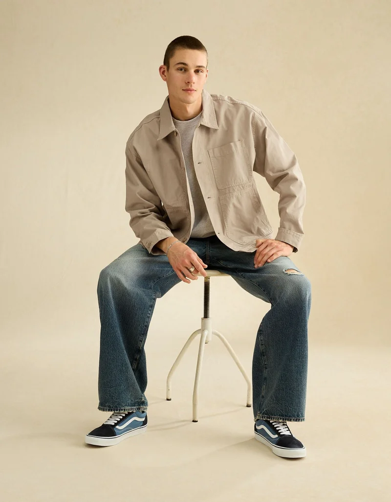 American Eagle  AE Full-Zip Jacket for Men | Best Price UAE