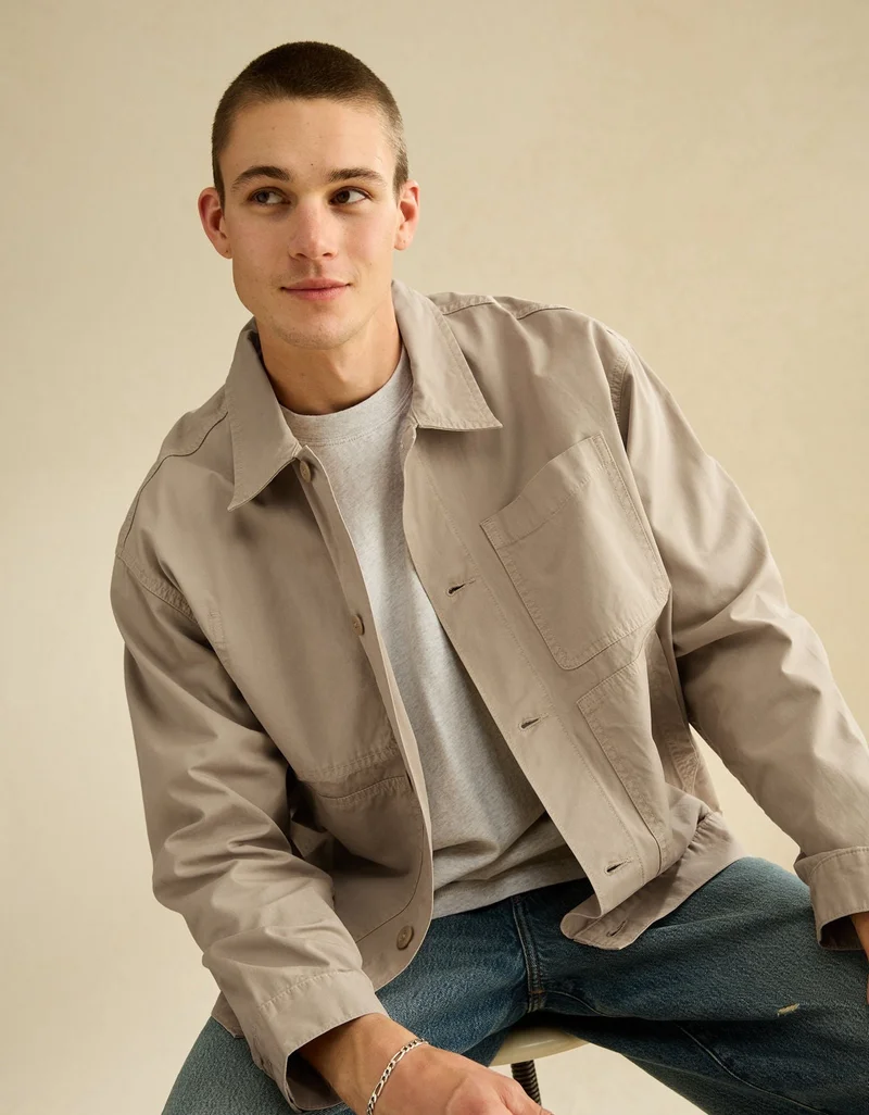 American Eagle  AE Full-Zip Jacket for Men | Best Price UAE