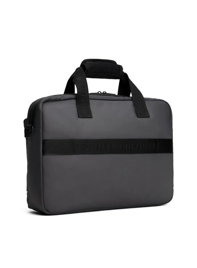 Tommy Hilfiger  Textile Logo Patch Pocket Laptop Bag for Men | Best Price UAE