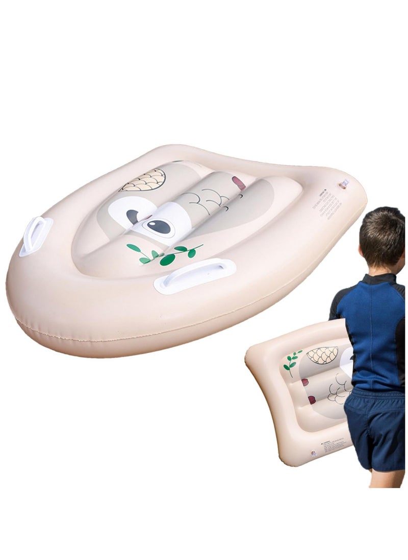 Excefore - Surfboard with Handle, Owl Pattern Slip Slide Water Park Body Surfing Board, Lightweight Surfboard for Slip and Slide, Surfing, Swimming and Water Fun, Durable and Easy to Carry - Image 1