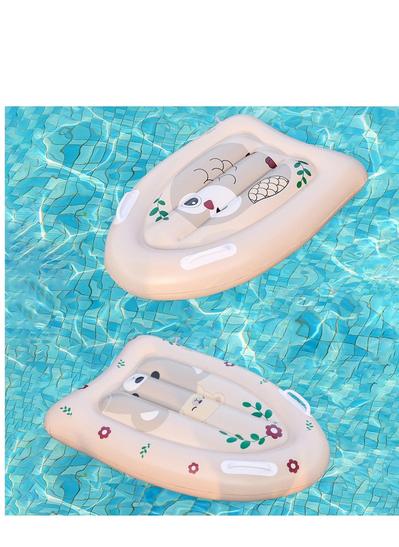 Excefore - Surfboard with Handle, Owl Pattern Slip Slide Water Park Body Surfing Board, Lightweight Surfboard for Slip and Slide, Surfing, Swimming and Water Fun, Durable and Easy to Carry - Image 1