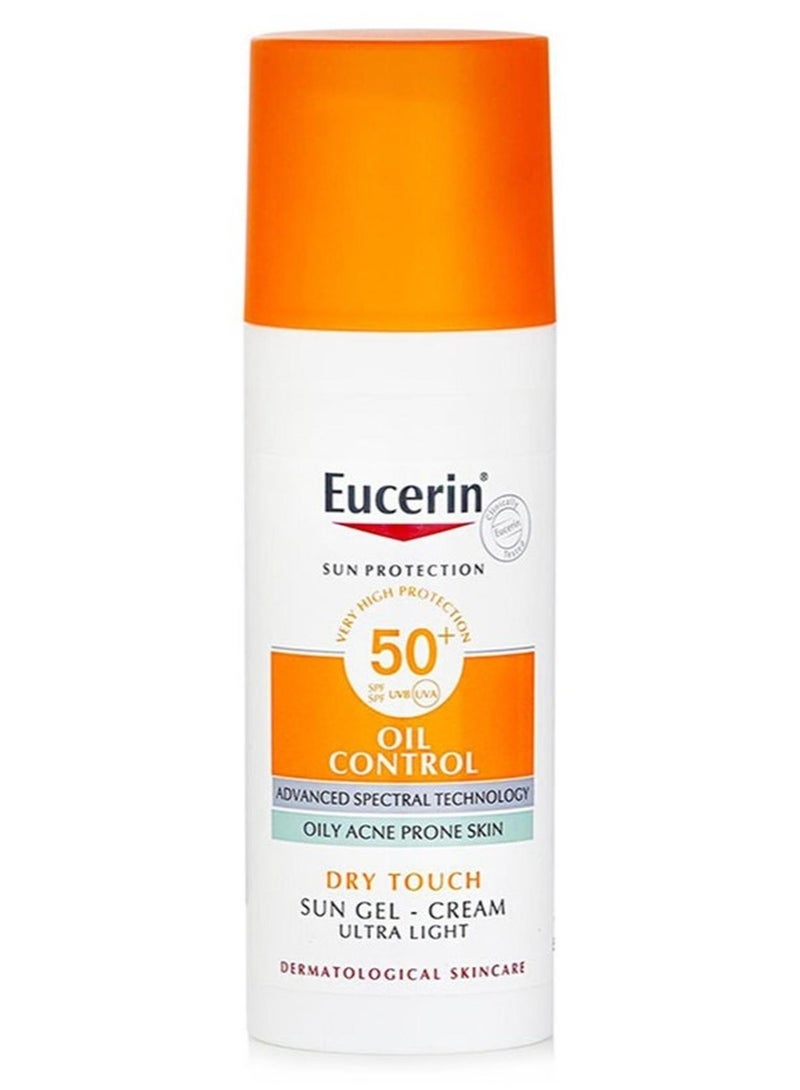 يوسيرين جل-كريم واقي من الشمس للتحكم في الدهون، خفيف الوزن، SPF 50+، لمسة جافة، 50 مل - Image 1