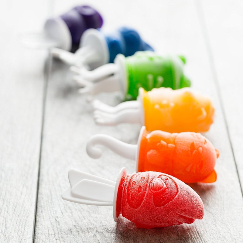 ZOKU Songbird Pop Mold Silicone Ice Cream & Ice Cube Mold | Reusable Freezer Mould for Kids | BPA-Free Easy-Release Pop Maker for Summer Treats - Image 4