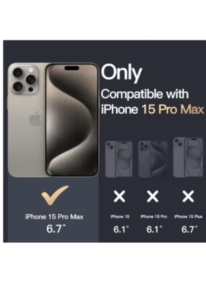 Product Name: Magnetic Clear Case for iPhone 15 Pro Max – Slim, Protective & MagSafe Compatible - Image 2