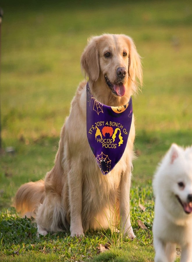 BLUPARK Halloween Dog Bandana Hocus Movie Inspired Gift Just A Bunch of Hocus Scarf for Dog Cat Pup(Bunch of Hocus) - Image 3