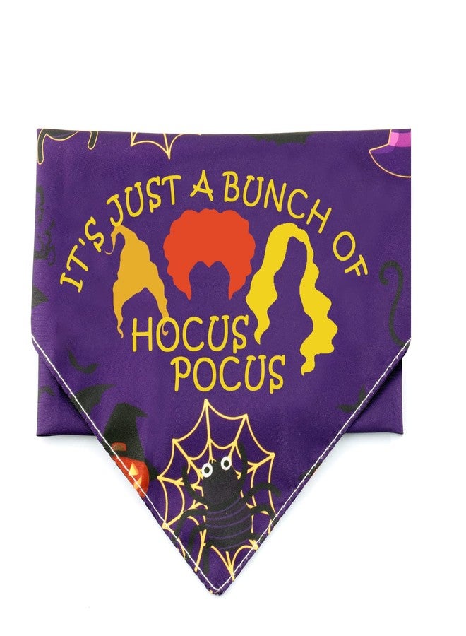 BLUPARK Halloween Dog Bandana Hocus Movie Inspired Gift Just A Bunch of Hocus Scarf for Dog Cat Pup(Bunch of Hocus) - Image 4