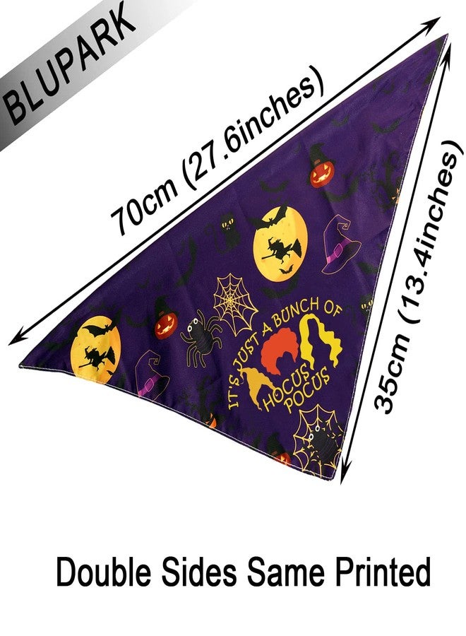 BLUPARK Halloween Dog Bandana Hocus Movie Inspired Gift Just A Bunch of Hocus Scarf for Dog Cat Pup(Bunch of Hocus) - Image 2