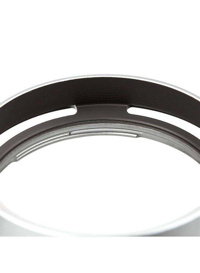 JJC LH-JX100 Silver Filter Lens Adapter & Hood for Fuji Finepix X100V X100F X70 X100 X100S X100T Camera AS AR-X100