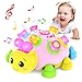Coqin Baby Crawling Toys 612 MonthsMusical Ladybug Crawling Toy for Infants 036 7 8 9 10 1218 MonthsEarly Education Light Up Music Walking ToysShape MatchingTummy Time Toys for Boy Girl GiftPink - Image 3