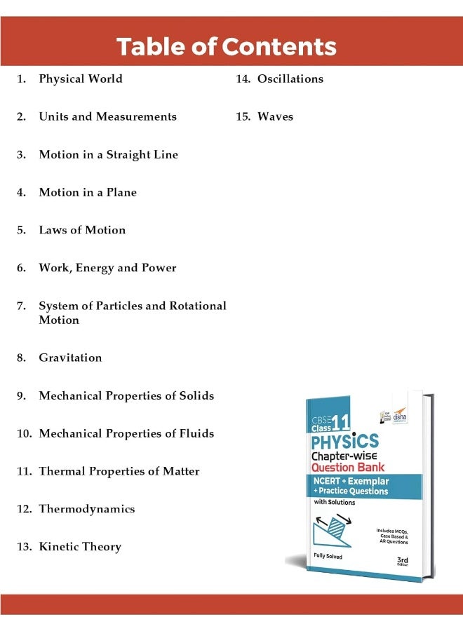 CBSE Class 11 Physics Chapter-wise Question Bank - NCERT + Exemplar + Practice Questions with Solutions - 3rd Edition - Image 2