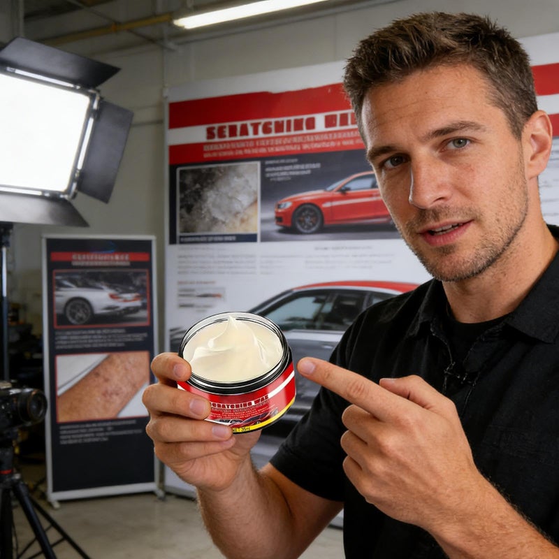 Car Scratch Remover Wax Polishing Cream Kit Easy Application For Car Truck RV - Image 3