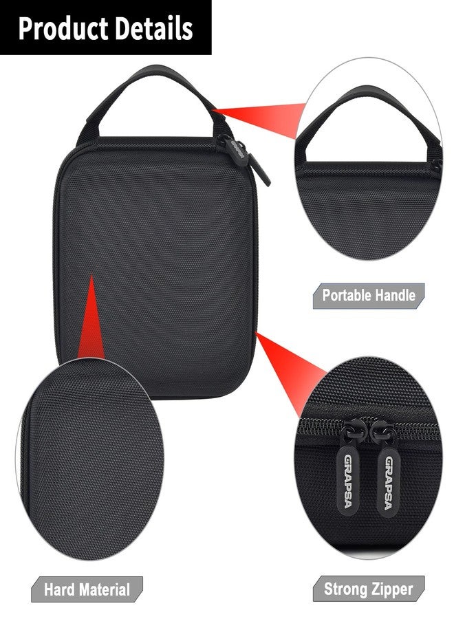 Grapsa Case Compatible with GL3600 for Glinet Travel Router Wireless, Portable WiFi Storage Holder for Ethernet Cable & Power Adapter (Box Only) - Black - Image 3