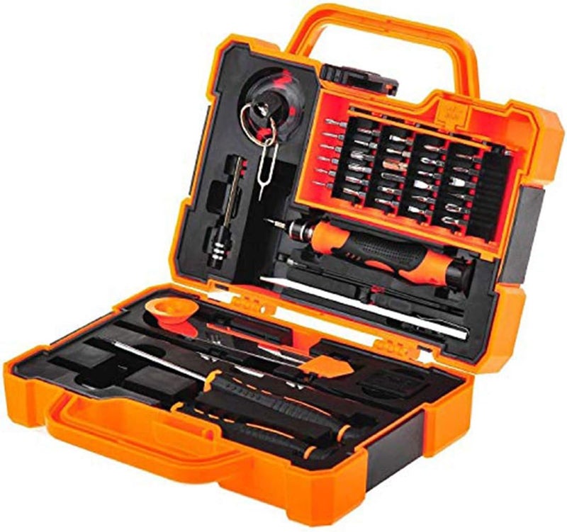 Zikra Precision 45 in 1 Screwdriver Set Repair Maintenance Kit Tools for iPhone, iPad, Samsung Cell Phone,Tablet PC, Laptop,Computer and Other Electronic Device (45 in 1) - Image 1