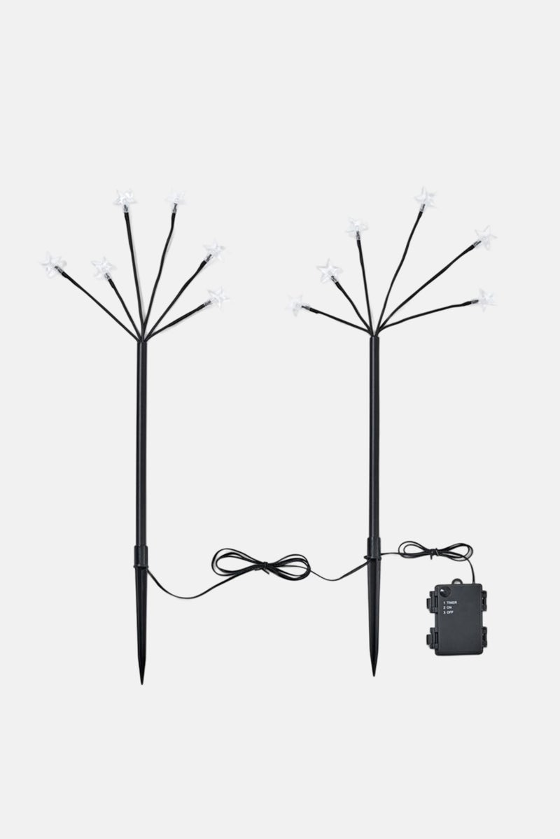 Tchibo 2 Pieces Led Ground Sticks 43 H cm, Black  - Image 2