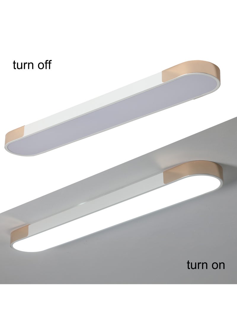 Ganeed Modern ceiling light Dimmable ceiling light with remote control Living room lamp LED ceiling light Ceiling lamp for kitchen dining room (Gold 100cm)  - Image 5