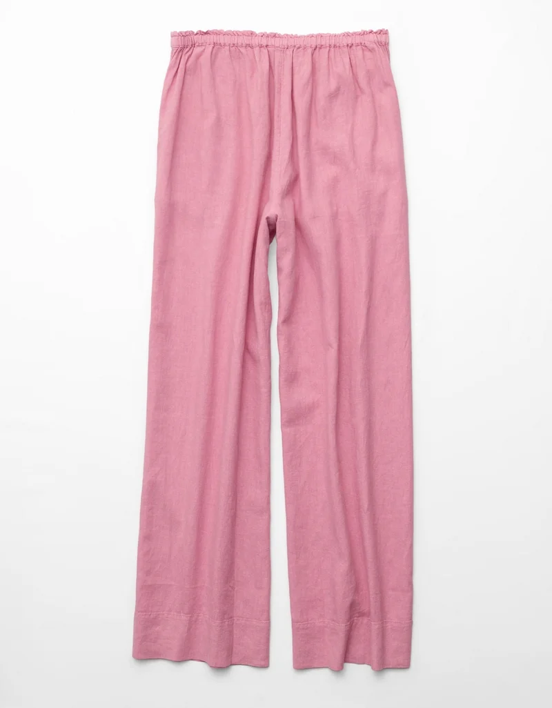 American Eagle  AE Linen-Blend Wide-Leg Pant for Women | Best Price UAE