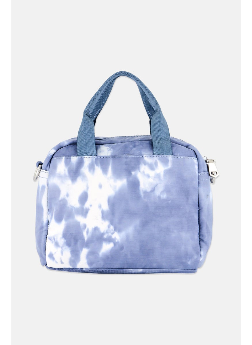 Sol and Selene - Women Textured Cross Body Bag 20 L x 19 H x 10 W cm, Blue - Image 1