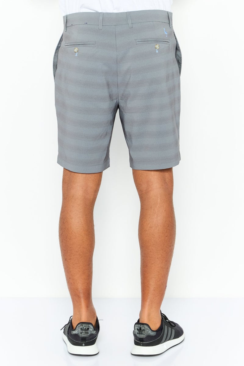 Tailorbyrd Men Sportswear Fit Golf Shorts, Grey - Image 3