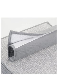 Generic Soft Fabric Closet Organizer  Holds Shoes Handbags Clutches Accessories 10 Shelf Over Rod Hanging Storage Unit Textured Print 2 Pack  - Image 5