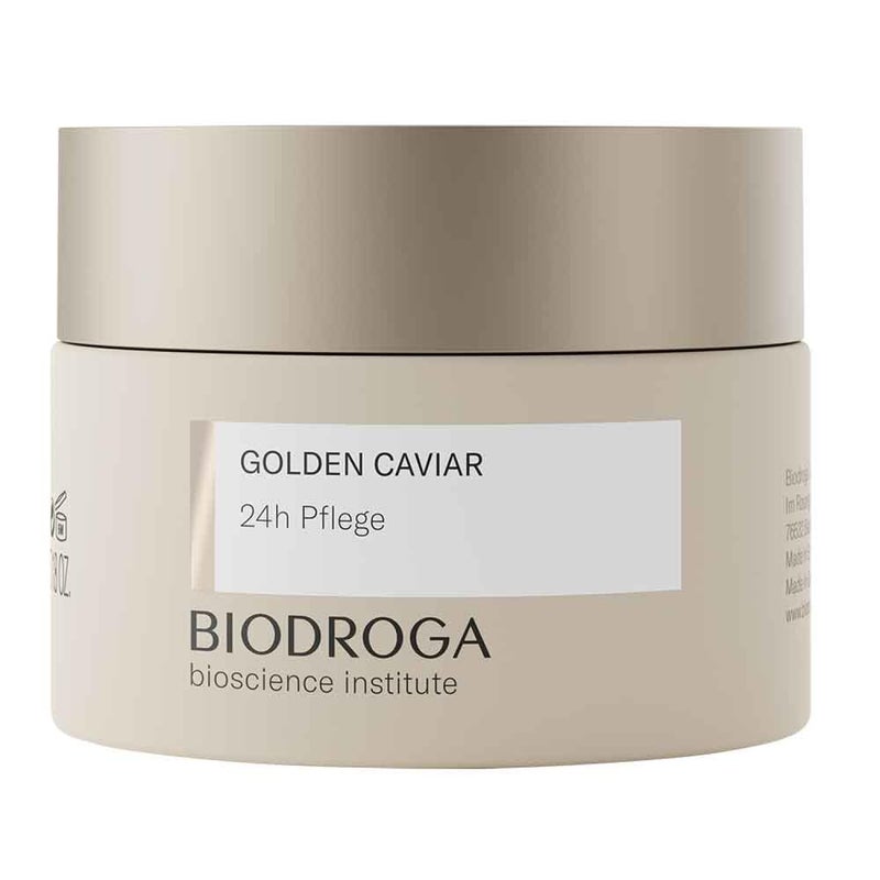 Biodroga Bioscience Institute Golden Caviar 24h Care 50 ml  antiaging face care skin care with caviar extract reduces lines gives energy and strengthens resistance