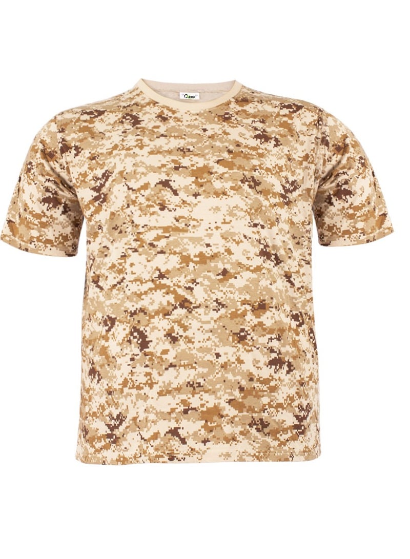 OVERS Camouflage Army T-Shirt for Men in Plus Size - Image 1