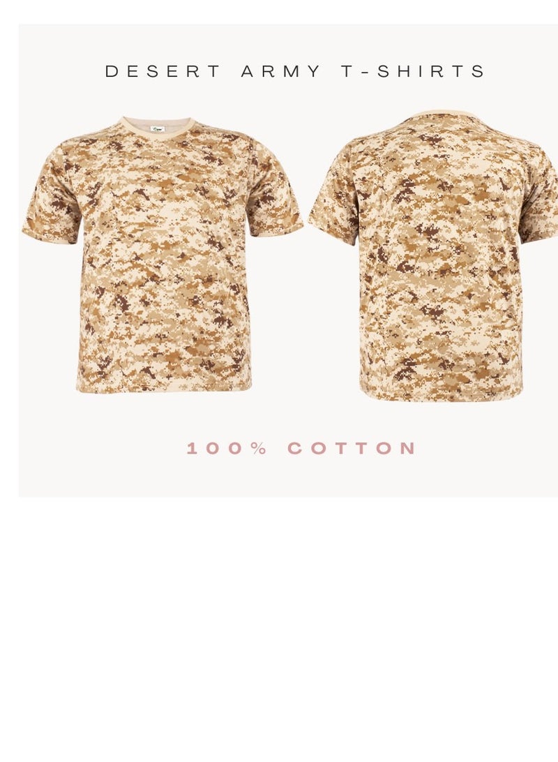 OVERS Camouflage Army T-Shirt for Men in Plus Size - Image 2