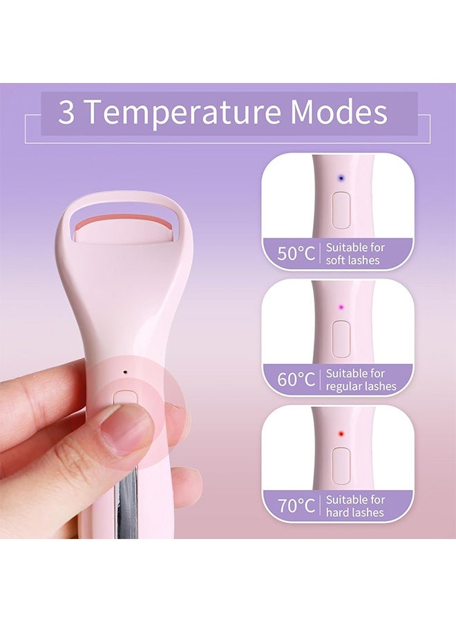 Quantum Eyelash Curler, Heated Eyelash Curlers Dual-Arc Design, Safe Gentle Heated Lash Curler Perfect Fit for Women - Image 2