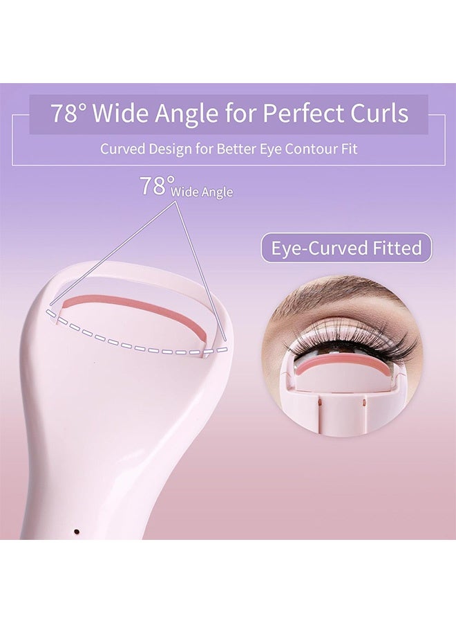 Quantum Eyelash Curler, Heated Eyelash Curlers Dual-Arc Design, Safe Gentle Heated Lash Curler Perfect Fit for Women - Image 4