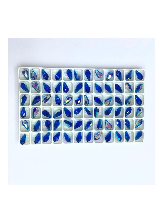 NIBEMINENT 72-Piece Drop Shaped Glass Crystal - Image 1