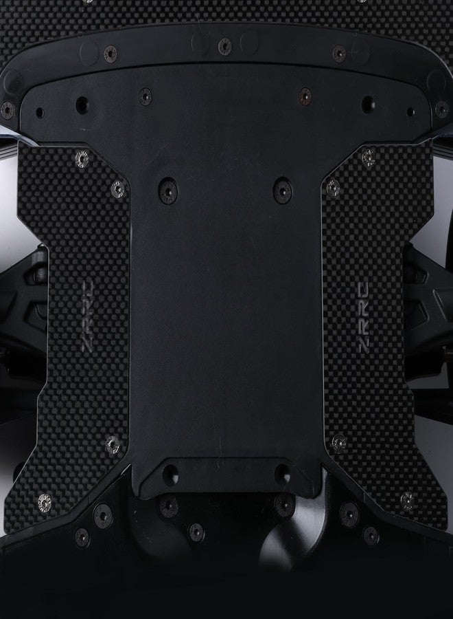 ZRRC 1.5MM Carbon Fiber Front Bumper Winglets Air Dam for Arrma 1/7 Limitless/Felony/Infraction 6S, Fits ARA320515 Front Bumper Extension Aero Side Fins Airflow Diffuser RC Car Racing Chassis Upgrade - Image 3
