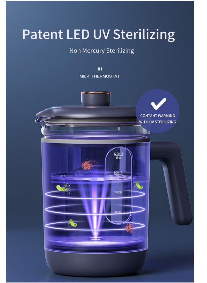 OIDIRE - Baby Electric Water Kettle 1.2L Smart Kettle with Temperature Control & 48h Keep Warm Instantly Dispense Warm Water at Perfect Baby Bottle Temperature BPA FREE 1000W 2 Years Warranty - Image 1