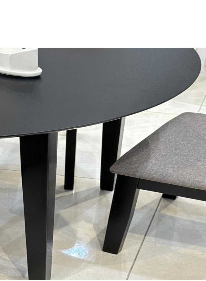 KRESLO Round Dining Table With 4 Chairs - Image 4