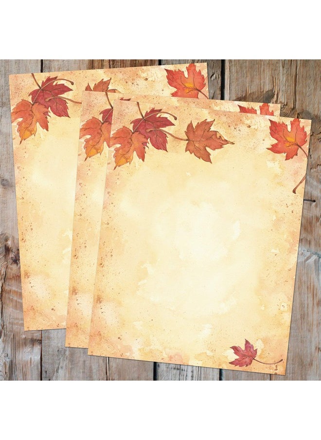 Great Papers! Great Papers! Fall Leaves Letterhead, Imprintable Stationery, 80 Sheets, 8.5" x 11" (2014075)  - Image 4