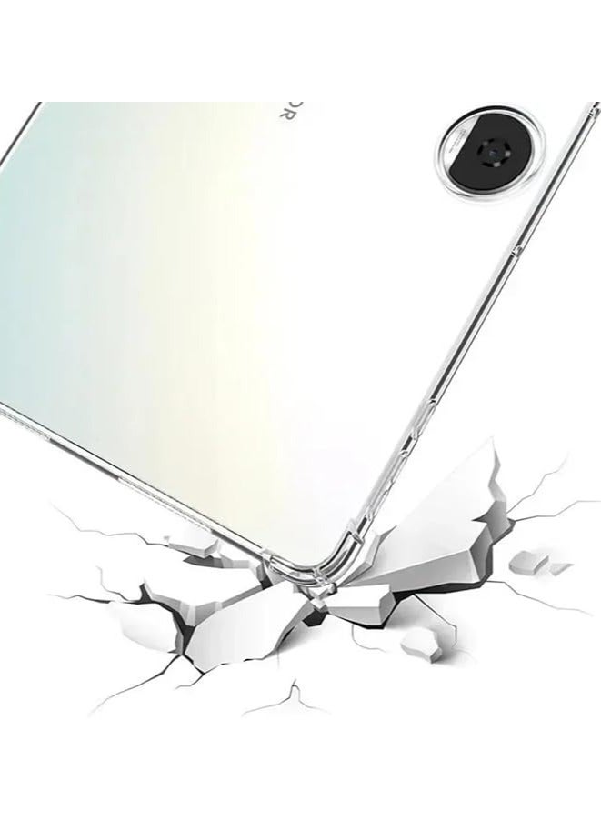 erorex [1+2 Pack] Compatible with Honor pad 9 12.1inch Case & Screen Protector Transparent TPU Protective Cover Soft Premium PET Protective Film - Image 3