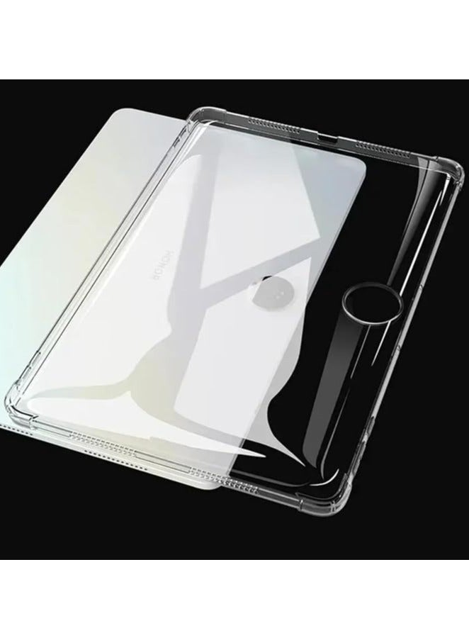 erorex [1+2 Pack] Compatible with Honor pad 9 12.1inch Case & Screen Protector Transparent TPU Protective Cover Soft Premium PET Protective Film - Image 2