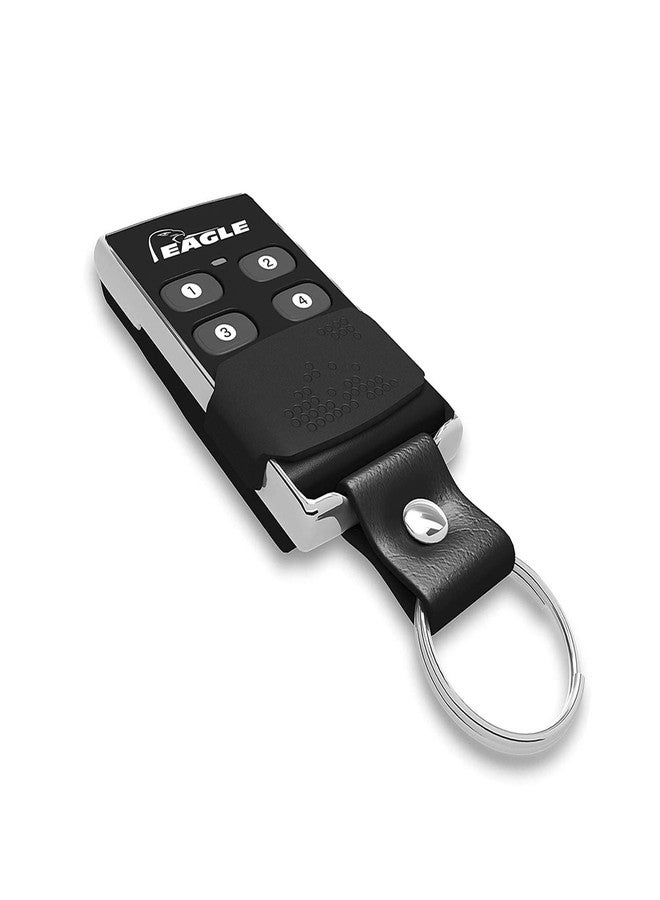Eagle Chrome Series 4 Button Keychain Remote/Transmitter EG644 Compatible with Eagle Chrome Receiver only EG650/EG652