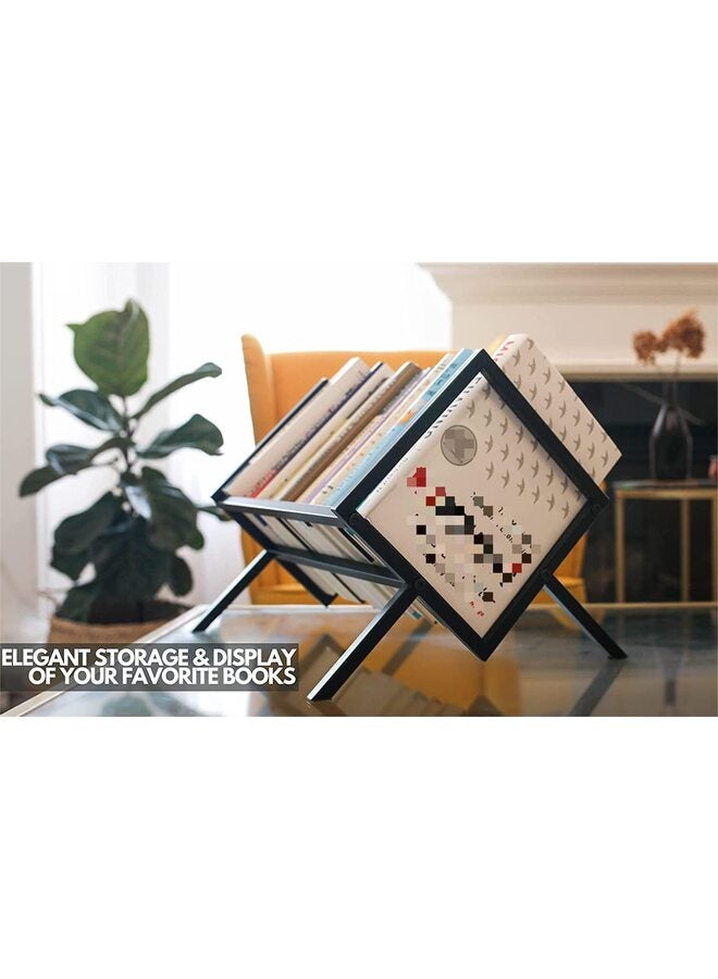 LAMAY Vinyl Record Holder -Sturdy Metal Structure(Matte Black) - Easy Assembly - Display & Storage - Eco-friendly Packaging - Image 3