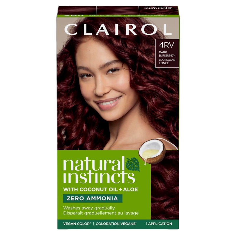 CLAIROL صبغة شعر كليرول ناتشورال إنستينكتس ديمي بيرماننت 4RV لون بورجوندي داكن عبوة 1