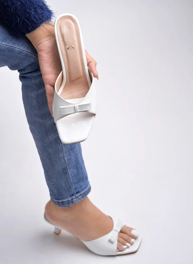 Shoetopia Shoetopia Girls Block Sandals with Bows