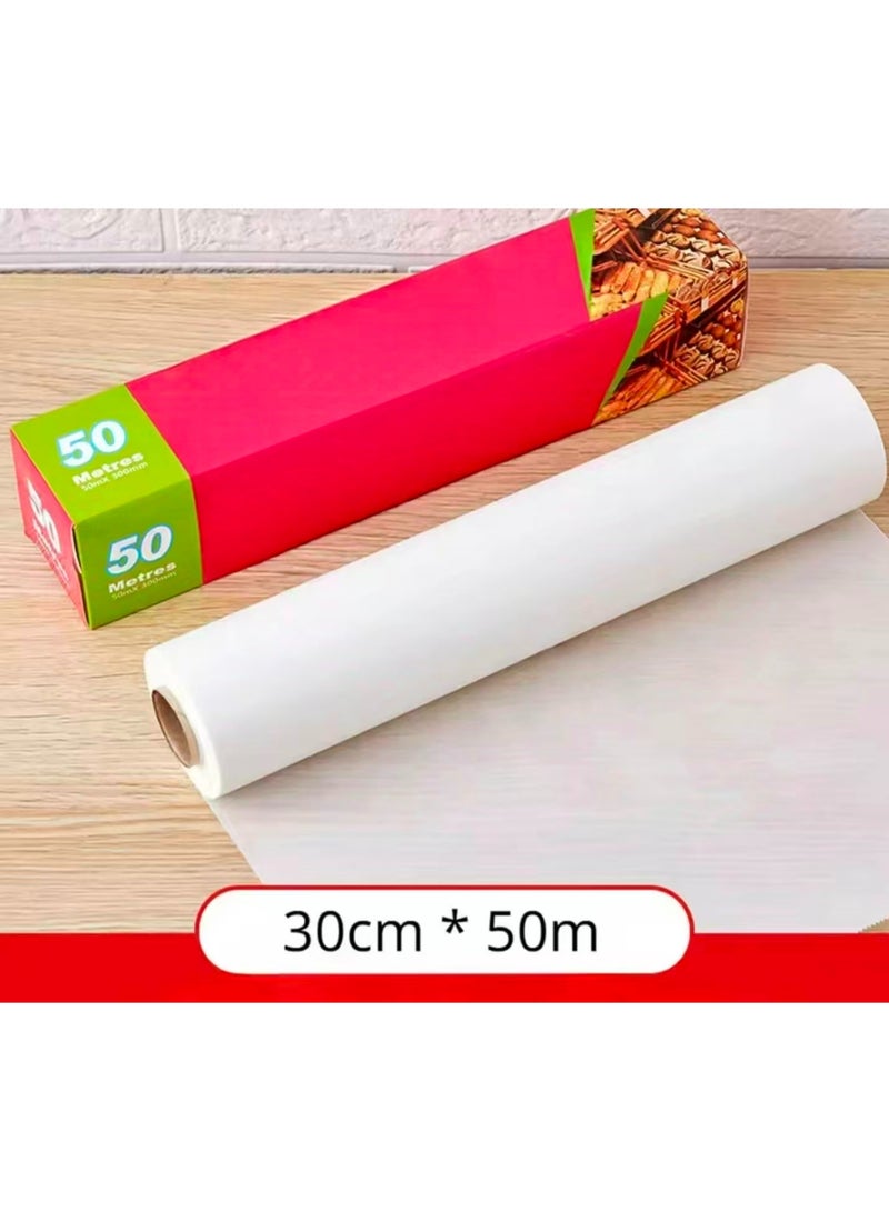 Heavy Duty Paper Roll for Baking, Non-Stick Baking Paper for Cooking, Baking Cookies, Grilling, Air Fryer and Steaming - Image 1