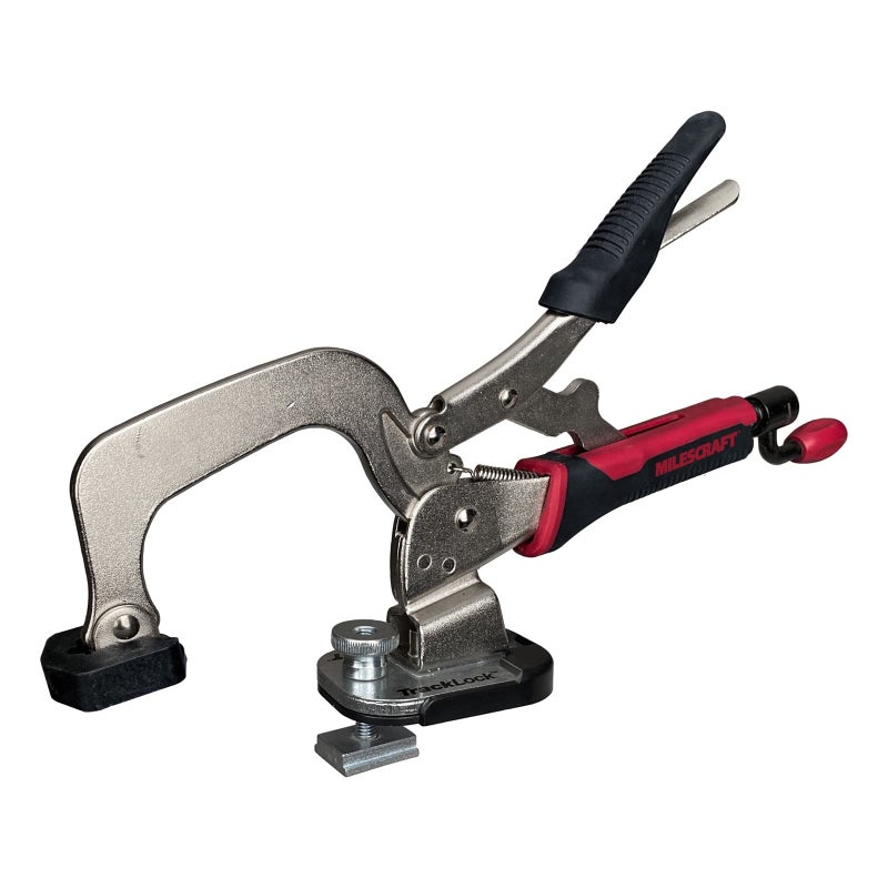 Milescraft 4023 Track Master Universal TTrack Clamping System Fits any TTrack Contains Clamping Base with 14in20 13x20mm 23x30mm 30x35mm TTrack Connectors and Hardware 3in Clamp Included